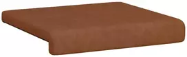 Suoliuko pagalvė 2 vnt. Dirbtinė oda Ruda Gylis 35 cm