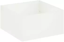 Sodo vazonas Balta 80 x 80 x 40 cm Šaltai valcuotas plienas