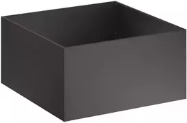 Sodo vazonas Juoda 100 x 100 x 40 cm Šaltai valcuotas plienas