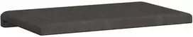 Suoliuko pagalvė Dirbtinė oda Juoda Gylis 35 cm