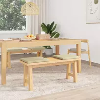 Suoliuko pagalvė 4 vnt. Dirbtinė oda Kreminė Gylis 35 cm