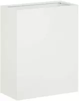 Sodo vazonas Balta 40 x 20 x 50 cm Šaltai valcuotas plienas