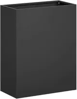 Sodo vazonas Juoda 40 x 20 x 50 cm Šaltai valcuotas plienas