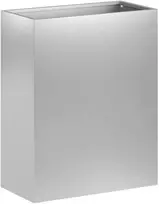 Sodo vazonas Sidabrinė 40 x 20 x 50 cm Galvanizuotas plienas
