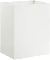 Sodo vazonas Balta 40 x 30 x 50 cm Šaltai valcuotas plienas