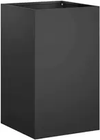 Sodo vazonas Juoda 30 x 30 x 40 cm Šaltai valcuotas plienas