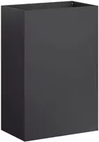 Sodo vazonas Juoda 40 x 30 x 75 cm Šaltai valcuotas plienas