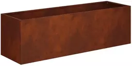 Sodo vazonas 2 vnt. Rūdijanti 100 x 30 x 30 cm