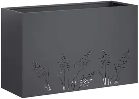 Sodo vazonas Antracito 80 x 20 x 49 cm Šaltai valcuotas plienas