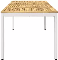 Sodo vakarienės stalas Balta 180 x 88,5 x 75 cm
