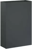 Sodo vazonas Antracito 40 x 20 x 75 cm Šaltai valcuotas plienas