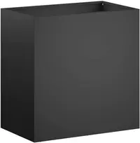 Sodo vazonas Juoda 50 x 30 x 40 cm Šaltai valcuotas plienas
