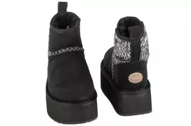 EMU Australia Stinger Knit Platform W W13143-BLAK Batai