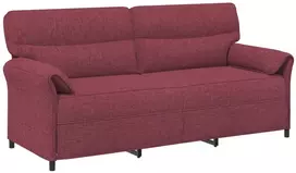 Sofa Sofos komplektas 2 vnt. Vyno raudona Audinys