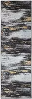 Kilimėlis LESAKA Juodas ir auksinis 100 x 150 cm