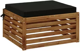 Sėdynių pagalvėlės SOEST 100% poliesteris Juoda 70 x 70 x 7 cm