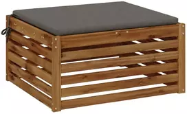 Sėdynių pagalvėlės SOEST 100% poliesteris Pilka 80 x 80 x 3 cm
