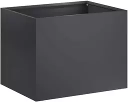 Sodo vazonas Antracito 40 x 30 x 30 cm Šaltai valcuotas plienas