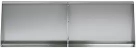 Sienelė 2 vnt. 60 x 12 x 30 cm Galvanizuotas plienas Sidabrinė