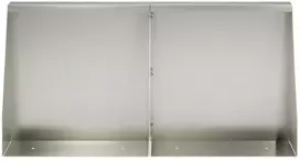 Sienelė 4 vnt. 40 x 12 x 40 cm Nerūdijantis plienas Sidabrinė