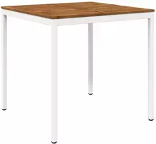 Sodo Baro Stalas NAARDEN Natūrali ir Balta 110 x 108,5 x 105 cm
