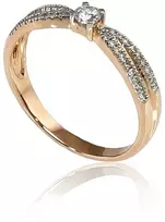 Diamond Sky Jewelry Auksinis žiedas su deimantais „Joanna IX“