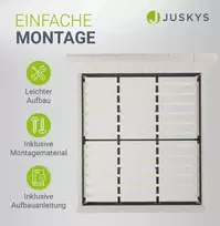Lova Juskys Čiužinys su apmušalais Florenz 180x200 cm kreminės spalvos