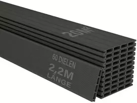 Juskys WPC terasos lentos 20 m² pilkos spalvos