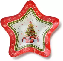 Mondex Since 1986 SANTA LILA Gvazdikėlių lėkštutė žvaigždutė 23x23x3,8 cm