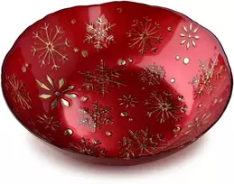 Mondex Since 1986 SANTA LILA Dekoratyvinė lėkštė 31x31x7,7 cm raudona