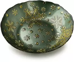 Mondex Since 1986 SANTA LILA Dekoratyvinė lėkštė 31x31x7,7 cm žalia