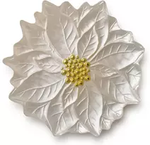 Mondex Since 1986 FLOWIE Lėkštė 31,5x31,5x3,6cm balta