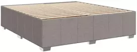 Lova LED lovos čiužinys su LED apšvietimu Taupe 200 x 200 cm Audinys