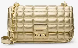 Moteriška rankinė per petį Michael Kors 30R4G2RL5M, šviesiai auksinė