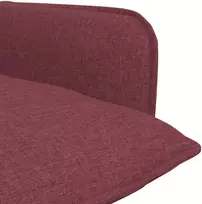 Fotelis Krėslas Vyno raudona Audinys