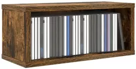CD saugojimo stovas 2 vnt. Dūminio ąžuolo 40 x 17 x 17 cm