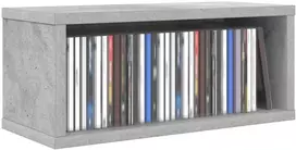 CD saugojimo stovas Betono pilka 40 x 17 x 17 cm