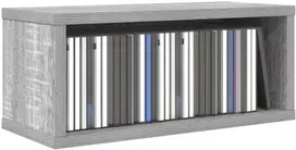 CD saugojimo stovas Pilka Sonoma 40 x 17 x 17 cm