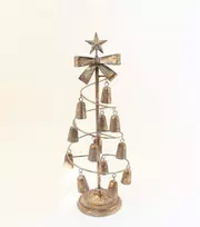 Mondex Since 1986 SANTA LILA Metalinė eglutė iš varpelių 3,5x23,5x65,5 cm