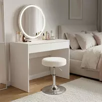 Relaxdays Reguliuojamas makiažo taburetė