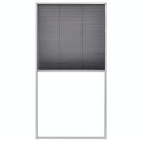 vidaXL Plisuotas tinklelis nuo vabzdžių su rėmu, 80x160cm