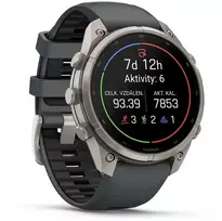 Išmanusis laikrodis Garmin fenix® 9 Pro – 47 mm, AMOLED, Titanium - Graphite Juodas