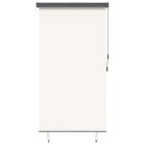 vidaXL Lauko roletas, 140x250 cm, kreminės spalvos