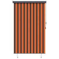 vidaXL Lauko roletas, oranžinės ir rudos spalvų, 160x250cm