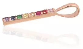 Diamond Sky Jewelry Auksinis pakabukas su cirkoniais „Confetti“