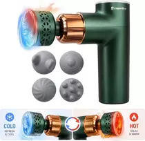 Masažo pistoletas su šildomu/vėsinamu antgaliu inSPORTline ChillFrost • 1800 mAh • 1600–2800 RPM • Iki 6 mm