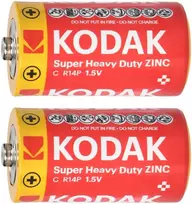 Baterie „Kodak ZINC Super Heavy Duty C LR14“ baterijos, 2 vnt.
