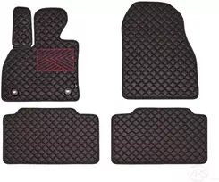 Kilimėliai QuiltyMats VOLVO XC40 2019+ (4 vnt.), Juodas-Raudona /16-14