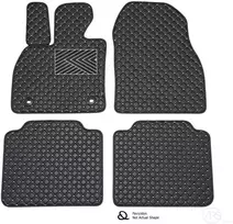 Kilimėliai QuiltyMats CUPRA TERRAMAR 2024+ (4 vnt.), Juodas-Gray /13-14