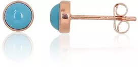 Auksiniai auskarai –pusetai - 5 mm. - 0.54 g.
